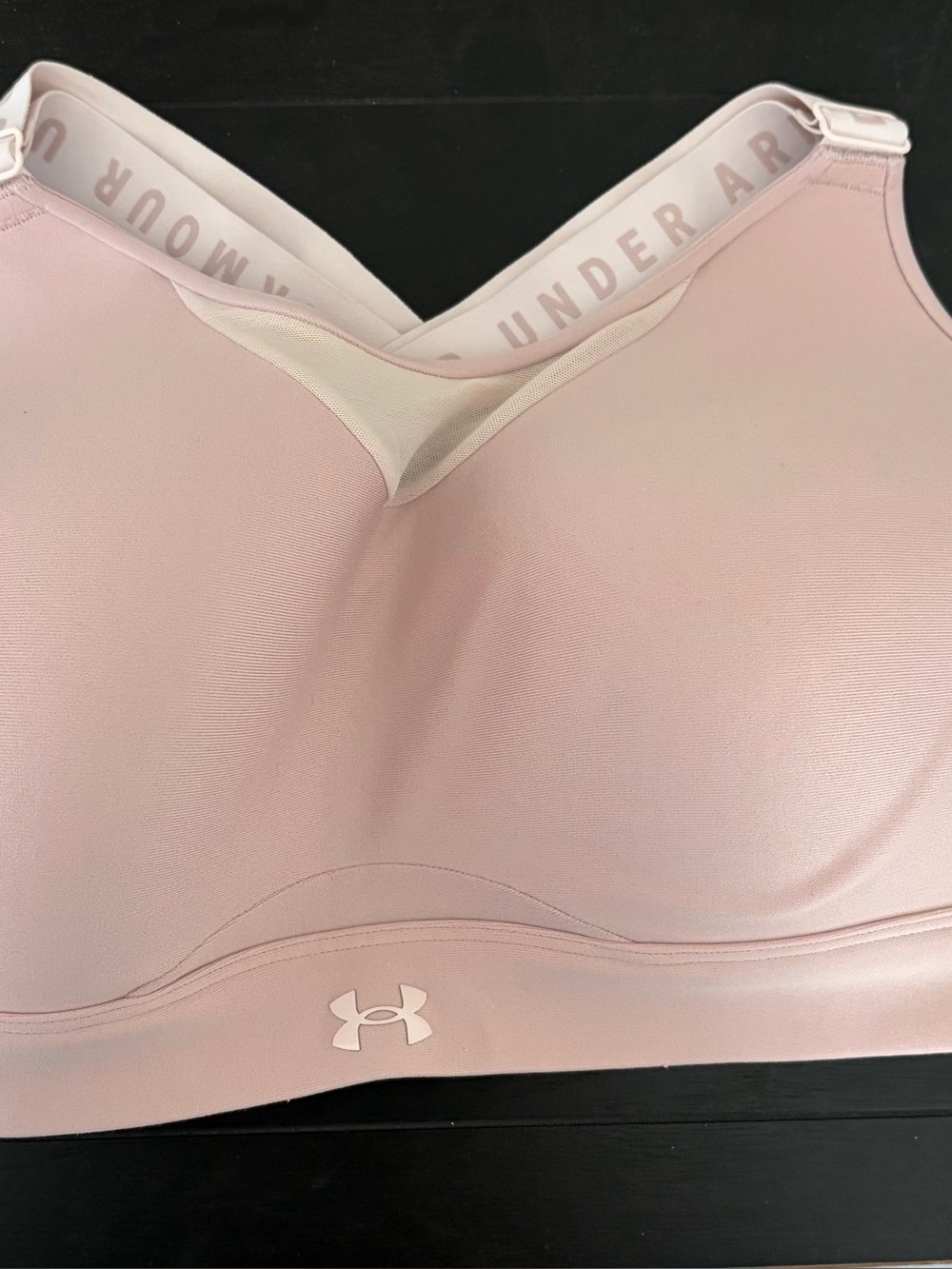 Under Armour Light Pink Seamless Sports Bra